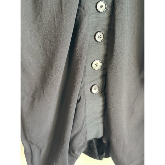 Vintage 40s 50s Women’s Black Button Down Dress Jacket XL David Levine Original - Picture 5 of 12